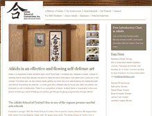 Tablet Screenshot of aikidoschool.org